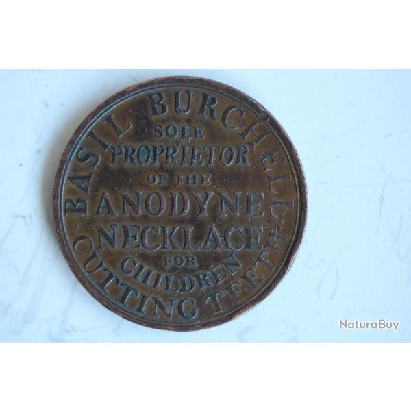 Jeton XVIIIe si�cle Londres Demi Penny Basil Burchell