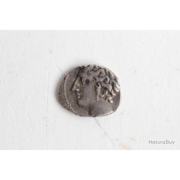 Monnaie Gauloise argent  MASSALIA - MARSEILLE Obole MA, t�te � gauche