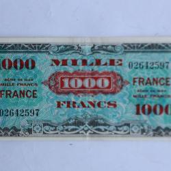 Billet 1000 Francs verso France type 1945 France SUP