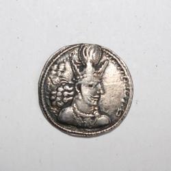 Pièce de monnaie sassanide argent Drachme Iran