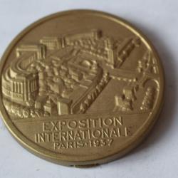 Boite-médaille Exposition Internationale arts et techniques Paris 1937