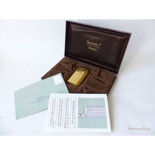 Briquet RONSON electronic 7 vintage 1960/70 Tabac Objets du fumeur