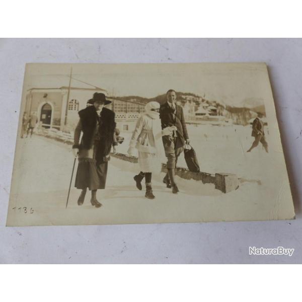 CPA l'hiver a Saint-Moritz