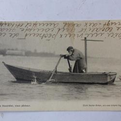 CPA Vieux pêcheur Neuchâtel Suisse