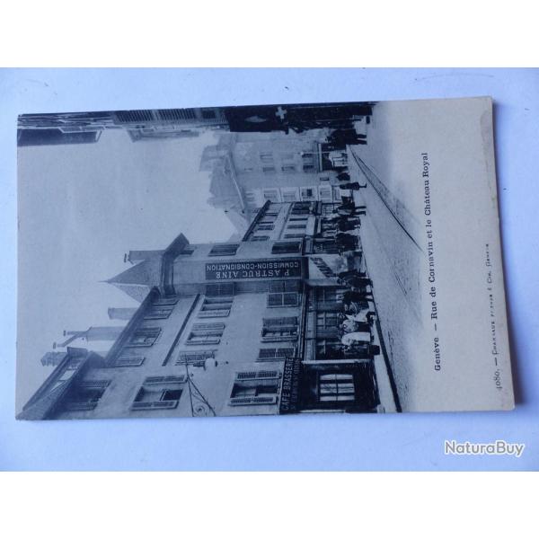 CPA Rue de cornavin et le Ch�teau Royal