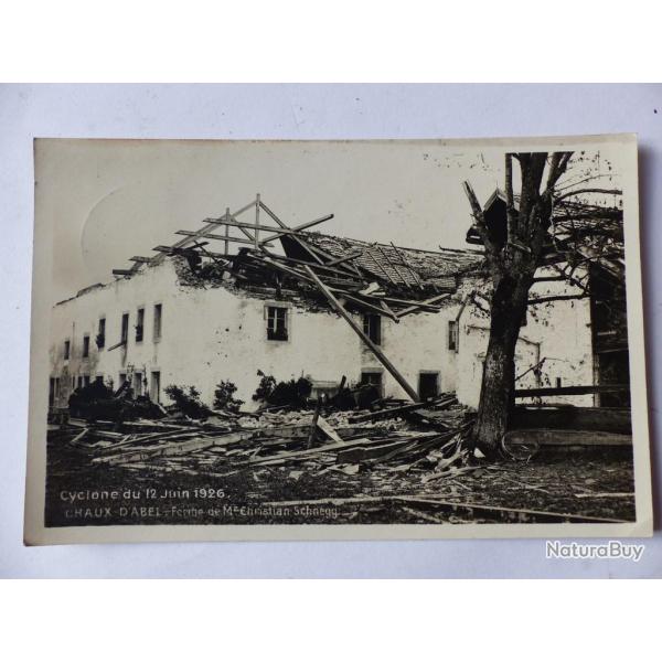 CPA Cyclone 1926 La Chaux de Fonds