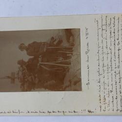 CPA photo Alpiniste au sommet du Besso Suisse 1916
