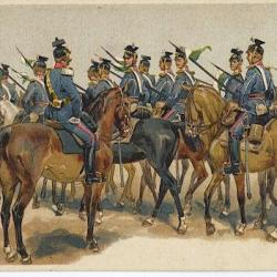 CPA militaire illustr&eacute;e - Militaria