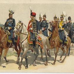 CPA militaire illustr&eacute;e  - Militaria