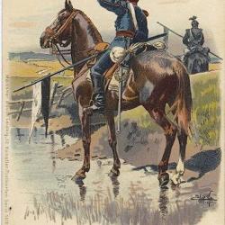 CPA militaire illustrée - Militaria - Vedette Culan