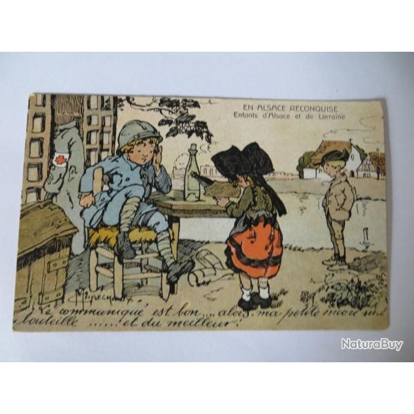 CPA En Alsace Reconquise Enfants