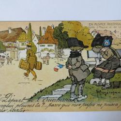 CPA En Alsace Reconquise Enfants