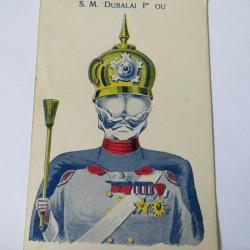 CPA S.M. Dubalai I ou Le Trône Du Français
