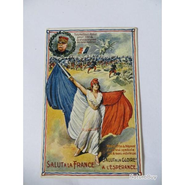 CPA Salut a la Gloire, Salut a la France, A L'Esp�rance