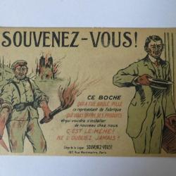CPA Souvenez - Vous Militaria