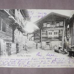 CPA Une Rue à Salvan