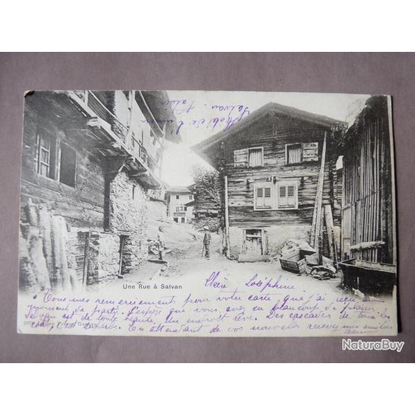 CPA Une Rue � Salvan