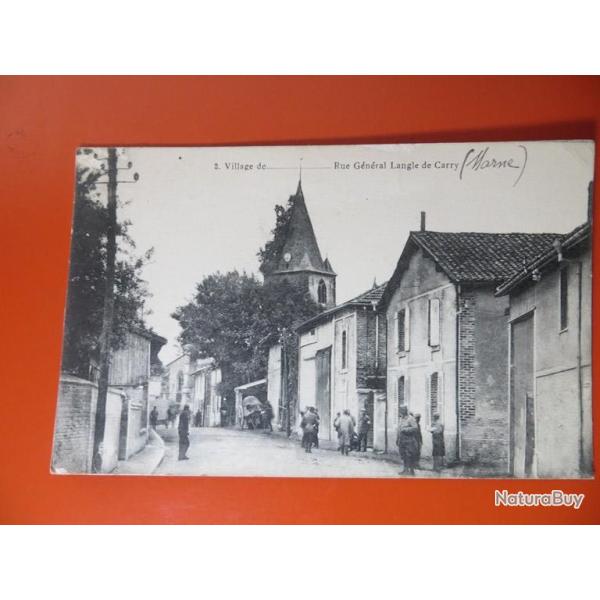 CPA 51 Somme-Suippe Rue G�n�ral Langle de Carry