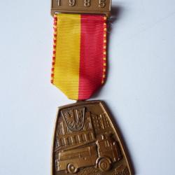 Insigne Pompier Poste Permanent Genève 1985