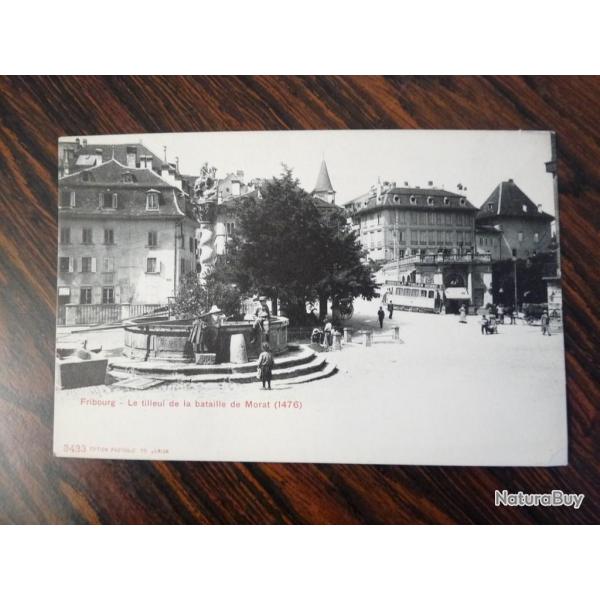 CPA - Fribourg - Le tilleul de la bataille de Morat