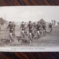 CPA Cyclistes  Pneu Michelin