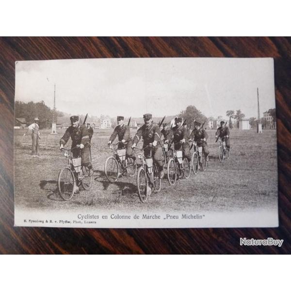 CPA Cyclistes  Pneu Michelin