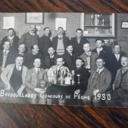 CPA Les Bredouillards. Concours de P&ecirc;che 1930