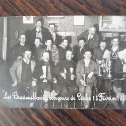 CPA Les Bredouillards. Concours de P&ecirc;che 1931.