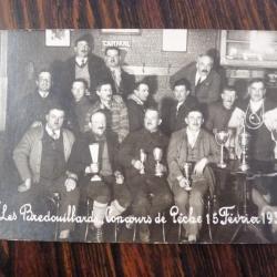 CPA Les Bredouillards. Concours de P&ecirc;che 1931