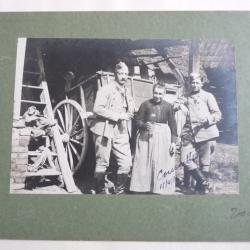 Photographie ancienne guerre 1914-18 poilus militaria