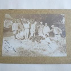 Photographie guerre 1914-18 poilus militaria