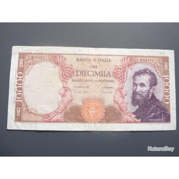 Billet 10000 Lire 1962-70 Italie