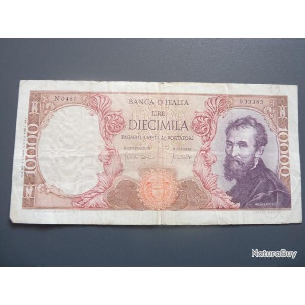 Billet 10000 Lire 1962-73 Italie