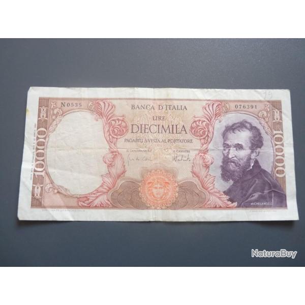 Billet 10000 Lire 1962-73 Italie