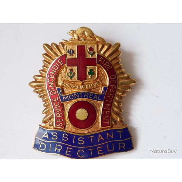 Insigne pompiers Montr�al Canada