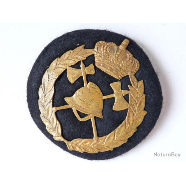 Ancien Insigne de k�pi Pompier belge