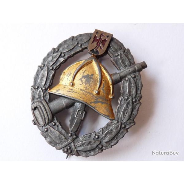 Insigne de casquette Pompier Allemagne