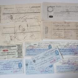 Billets d'escompte + papiers banques (11)