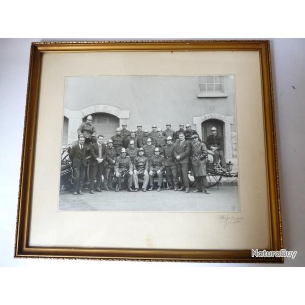 Ancienne Photo de Pompiers