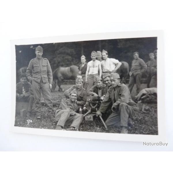 Carte photo Suisse Militaria Zurich Carte Postale