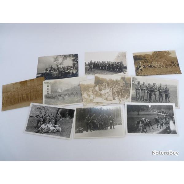 11 Cartes photos Suisse Militaria Zurich Cartes Postales
