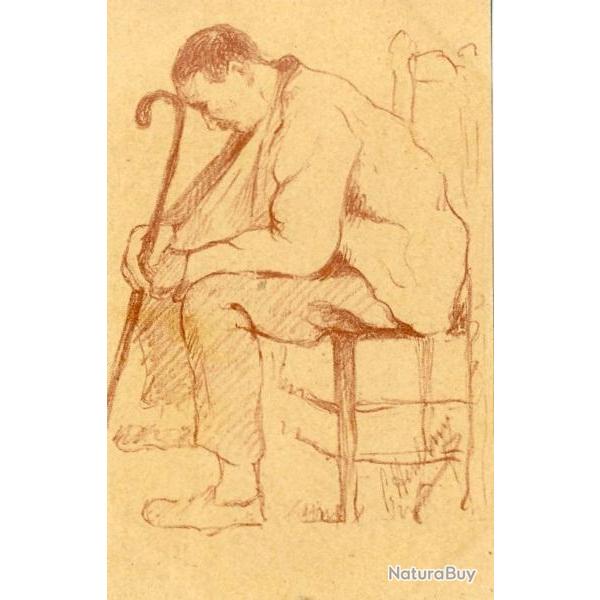 CPA CROIX ROUGE Croquis d'h�pital vendu au profit des bless�es militaire