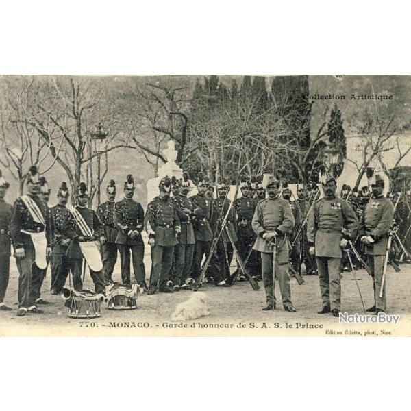 CPA Militaria R�giment MONACO Garde d'honneur de S. A. S. Le Prince