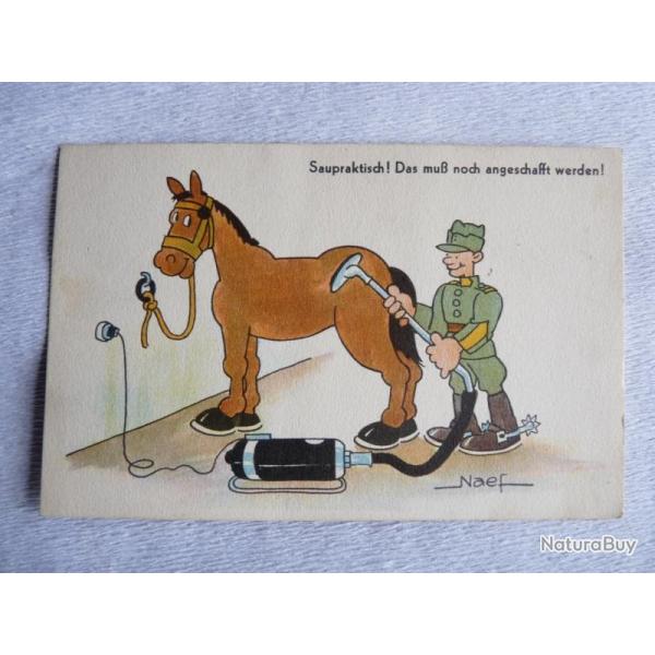 CPA illustr�e NAEF Satire Guerre Militaria Carte Postale