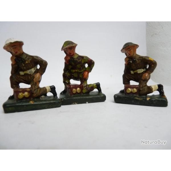 Soldat DURSO T�l�phone Militaire Jouet Militaria (x3)