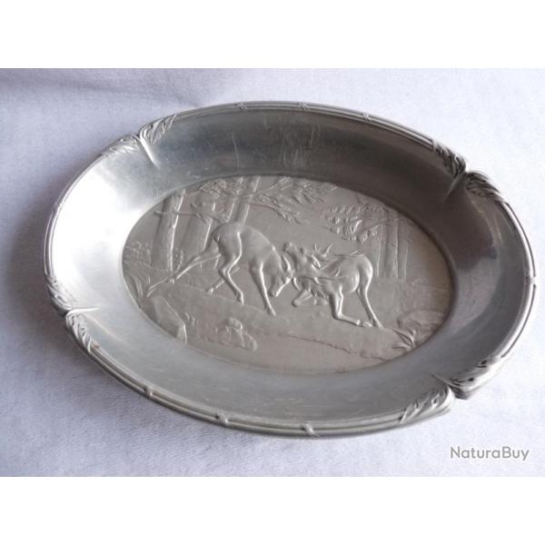 Corbeille � pain aluminium Chasse