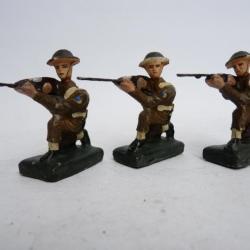 Soldat DURSO Militaire Artillerie (x3) Jouet Militaria