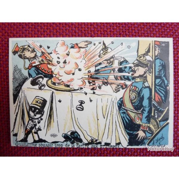 CPA illustr�e UGD A. Satire Militaire Guerre