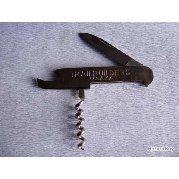 Tire-bouchon Publicit TRAILBUILDERS Lusaka Couteau