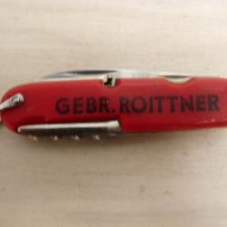 Couteau Tire-bouchon multifonctions Publicité GEBR. ROITTNER